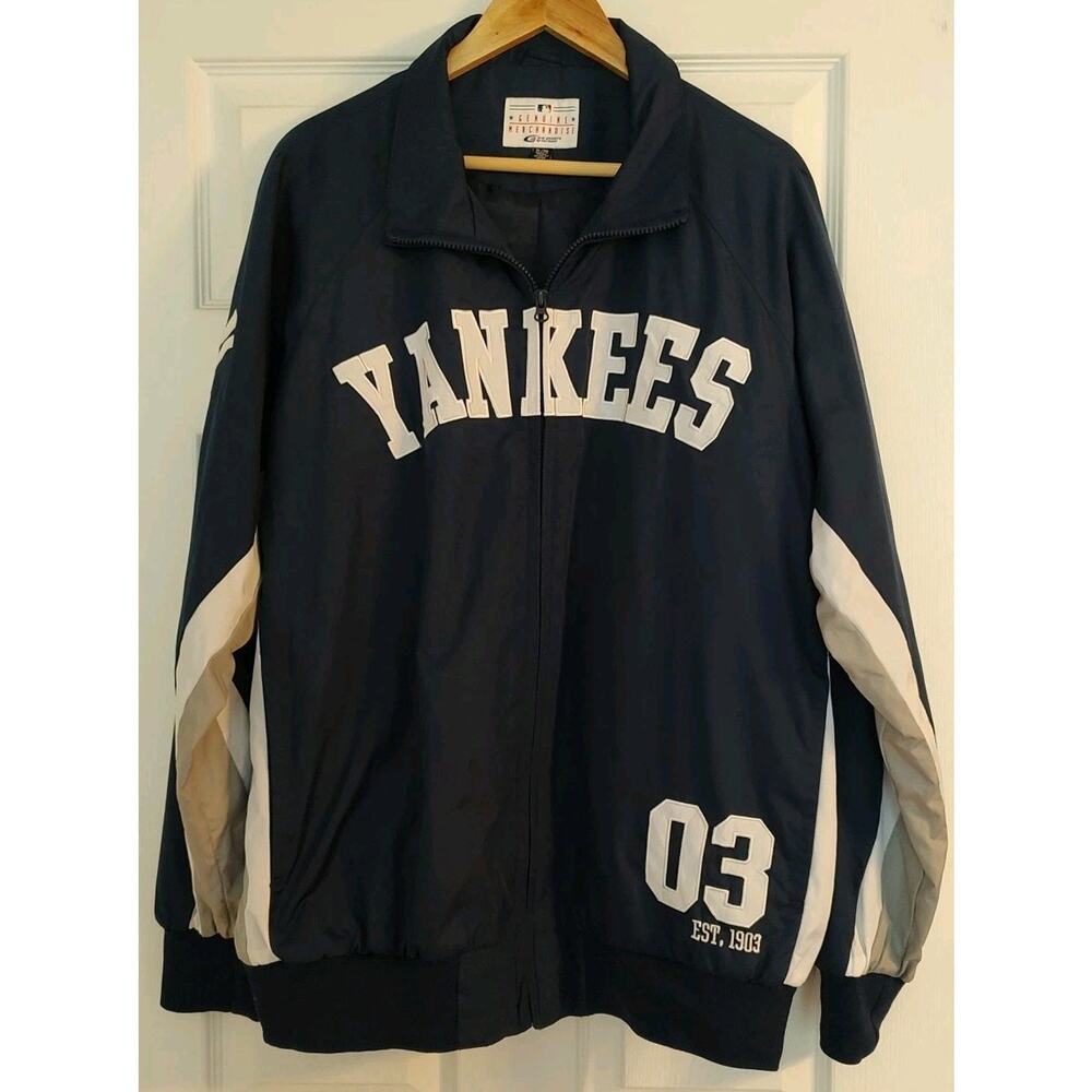Men's New York Yankees Zip Up Jacket/Windbreaker MLB G-III Sports. - XL - Picture 1 of 6